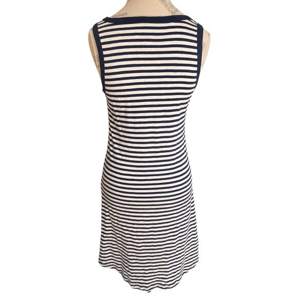 Candace Cameron Bure Black and White Striped Dress - Picture 3 of 6